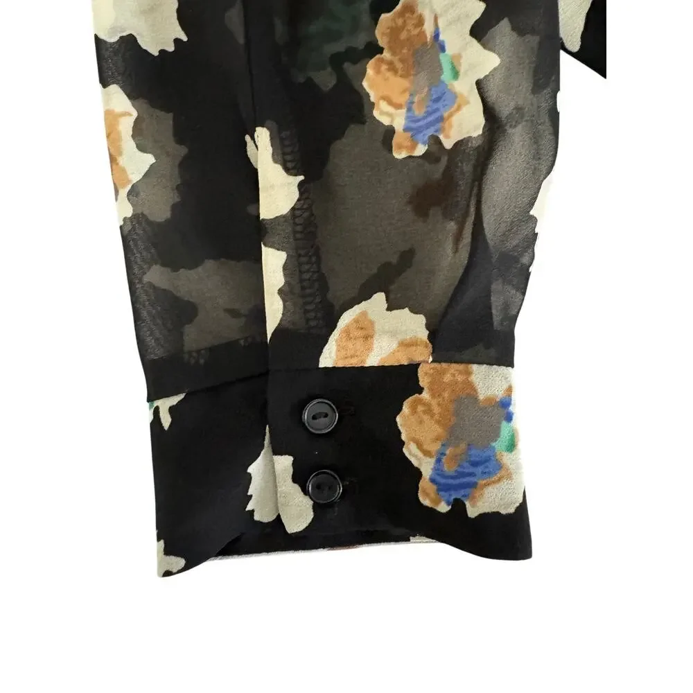ASTR Floral‎ Long Sleeve Romper Size L